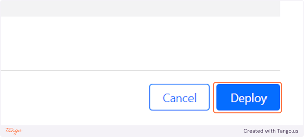 Click "deploy" Cloudflare Worker